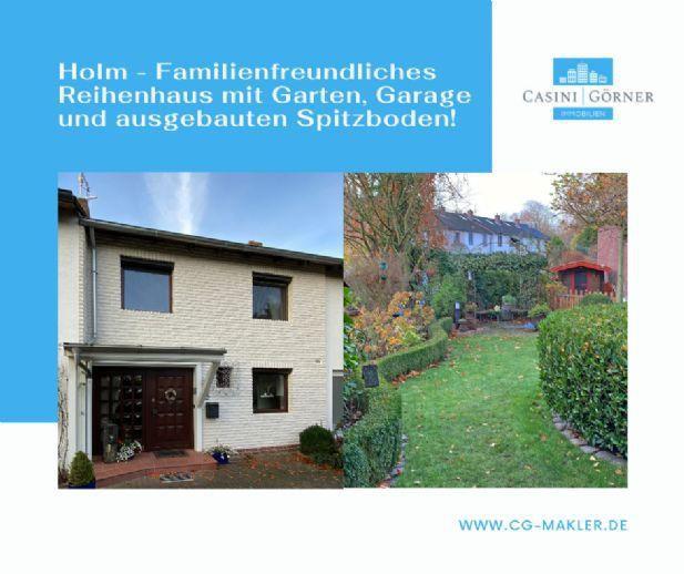 CASINI & GÖRNER: Familienfreundliches Reihenhaus mit Garten, Garage und ausgebautem Spitzboden Kreisfreie Stadt Darmstadt