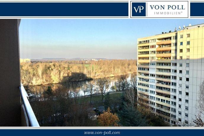 Helle Dreizimmerwohnung mit Balkon und Mainblick - Mainpark Offenbach - Kreisfreie Stadt Offenbach am Main
