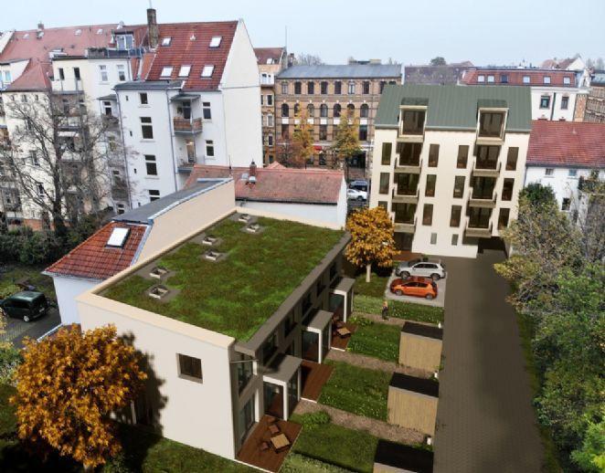 2-Zimmer Dachgeschosswohnung mit schönem Süd-/Westbalkon! Kreisfreie Stadt Leipzig