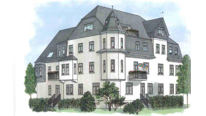 Kapitalanlage in Chemnitz - TOP 2-Raum-Wohnung mit Terrasse in denkmalgeschütztem Stadthaus Kreisfreie Stadt Chemnitz