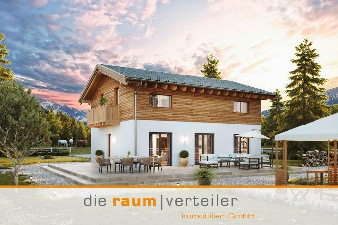 Neubau: hochwertiges Einfamilienhaus mit Keller in ruhiger Lage direkt am Biotop, sonnige Südlage Bruckmühl