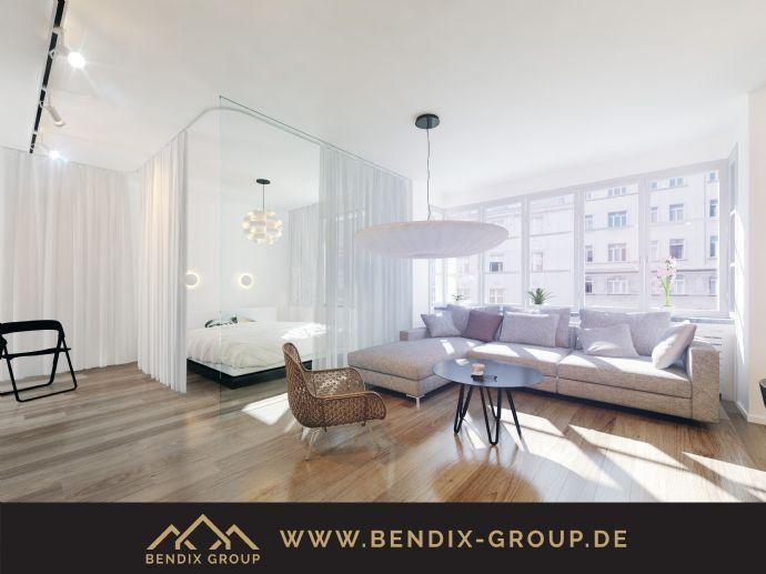Schickes 2-Zimmer Apartment mit großem Balkon I Ruhige Lage I Denkmalimmobilie Kreisfreie Stadt Leipzig