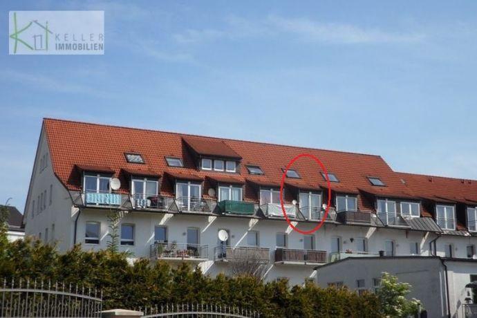 KAPITALANLAGE - Vermietete kleine 2-R-DG-Maisonettewohnung mit sonnigem Balkon, Tageslichtbad, PKW-Stellplatz im Parkhaus Kreisfreie Stadt Darmstadt