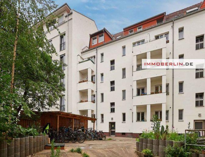 IMMOBERLIN.DE - Sehr attraktive Wohnung mit ruhigem Balkon im Richardkiez Berlin
