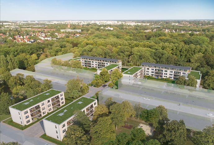 Attraktives Penthouse mit Schlossparkblick! 3-Zimmer-Staffelgeschoss-Wohnung mit 2 Terrassen Zepernicker Straße