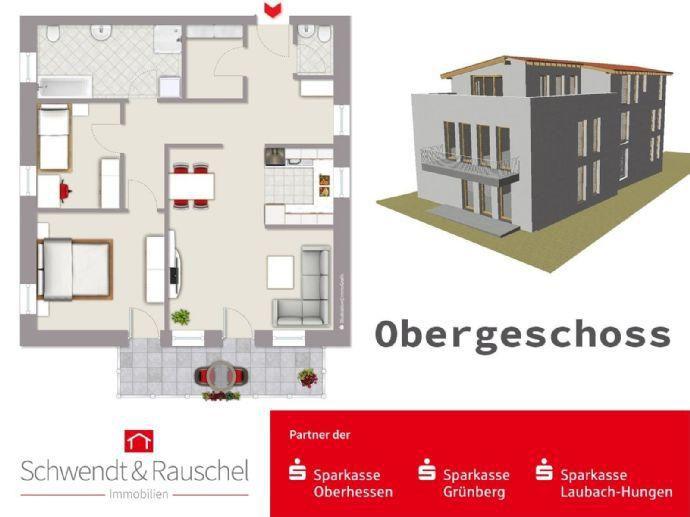 Neubau 3 ZKB-Wohnung in Laubach Kreisfreie Stadt Darmstadt