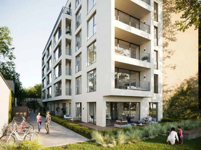 Effizient geschnittene 1-Zimmer-Wohnung mit Terrasse und Garten Berlin