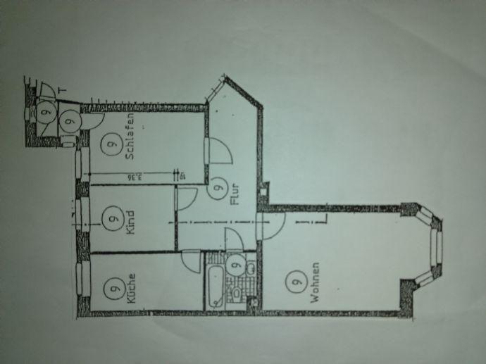 Diese Wohnung hat Stil! 3-Zimmer-Altbau-Wohnung in Sonnenberg mit schönem Erker Kreisfreie Stadt Chemnitz