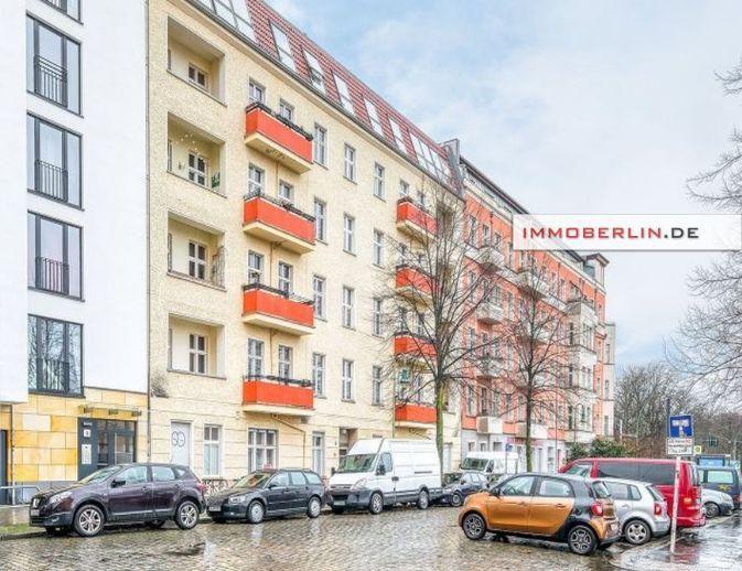 IMMOBERLIN.DE - Tolles Ambiente in gefragter Lage! 2018 modernisierte Altbauwohnung im Samariterkiez Berlin