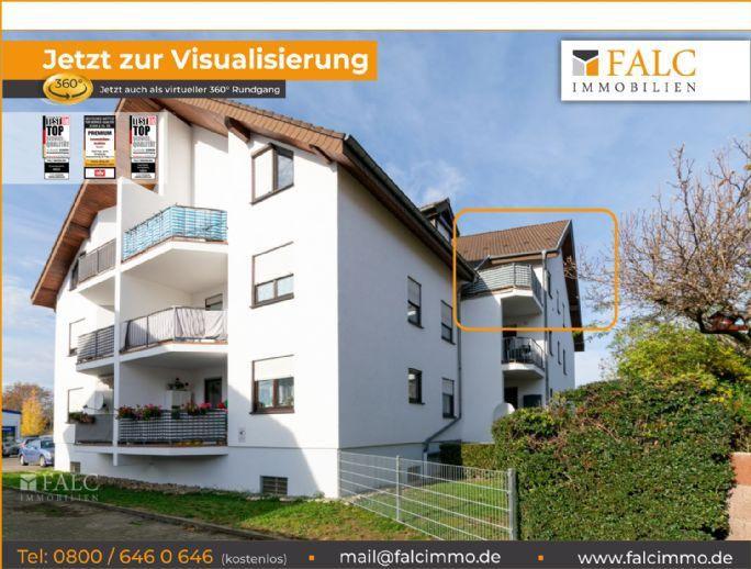 Ohne zusätzliche Käuferprovision! Helle 3-Zimmer-Wohnung in Leimen Kreisfreie Stadt Darmstadt
