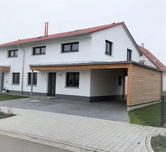 Neue Doppelhaushälfte sofort bezugsfertig in Burgbernheim, Rosenapfelstr. 20 Kreisfreie Stadt Ansbach