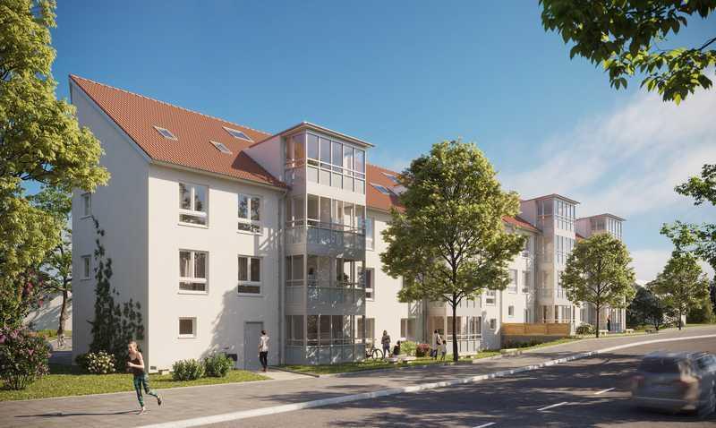 Ganz oben ohne direkten Nachbarn - 3-Zimmer-Wohnung Neubau Bibert Living in Oberasbach!!! Fürth