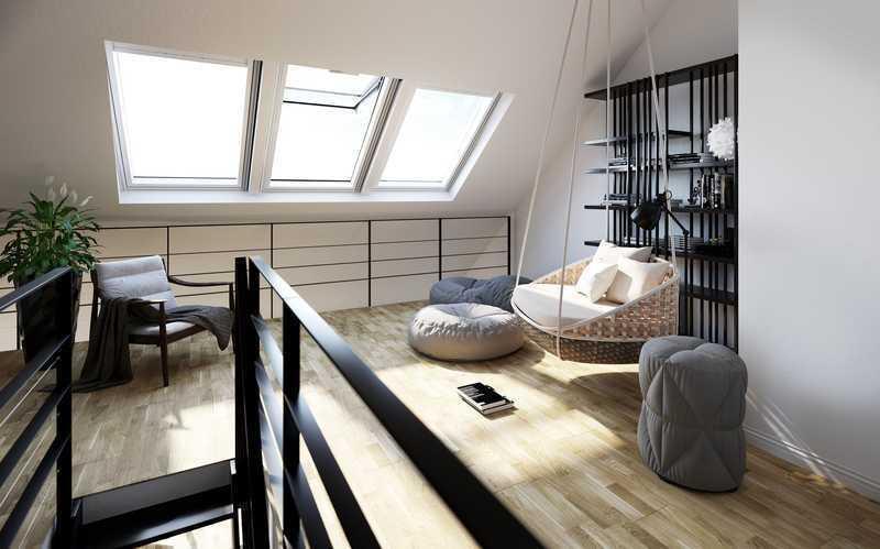 Traumhafte Dachgeschoss-Galerie Wohnung auf 134m² Fürth