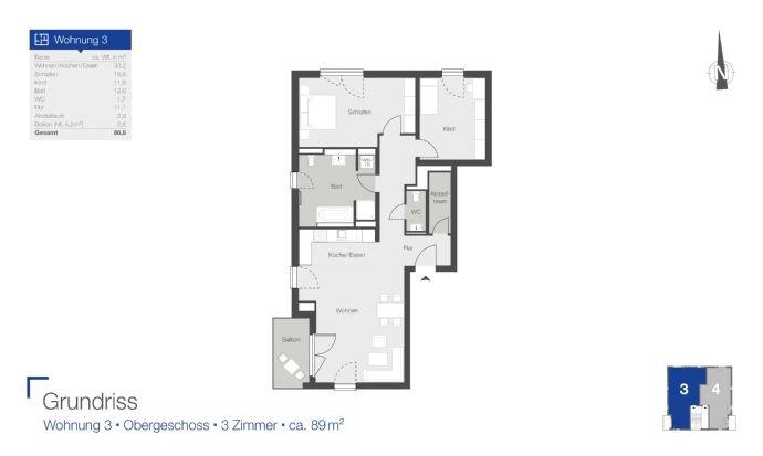 Licht, Luft, Freiraum: Attraktive 3-Zimmer Eigentumswohnung mit Balkon Berlin
