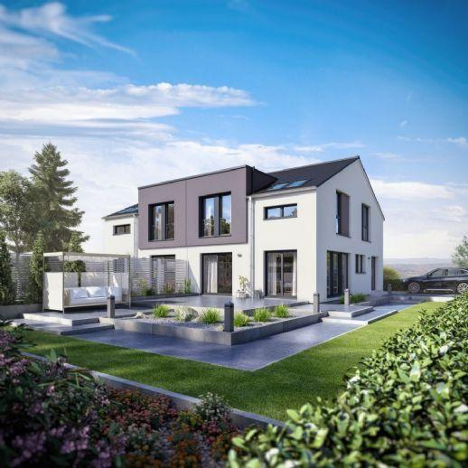 DHH mit großem Süd-Garten in Vaterstetten - Neubau in KfW40plus- Haus 2 Bergen auf Rügen