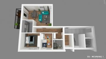 Schöne Neubauwohnung mit Erstbezug im Herzen von Bildstock inklusive Aufzug