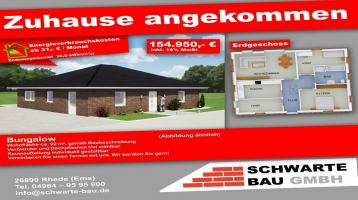 Neubau Bungalow "Zuhause angekommen" 154.950,- EURO