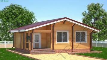 Grunderwerbssteuer nur auf das Grundstück: Holzhaus mit top Ausstattung