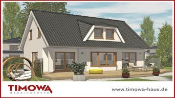 *** Neubauprojekt - Ein individuell geplantes TIMOWA-Massivhaus mit überdachter Terrasse ***