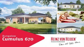 Bungalow Cumulus670 -massiv und schlüsselfertig- Heinz von Heiden