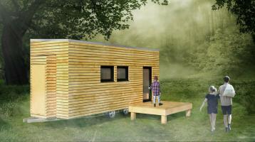 Tinyhouse -Umweltbewusst- mobiles Eigenheim Tinyhaus "space" 3,5t