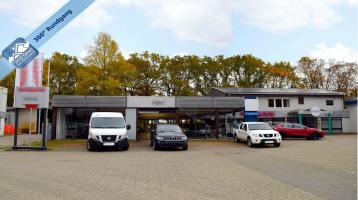 Renommiertes Autohaus mit Ausstellungshalle, Werkstatt und einer Eigentumswohnung in Nordhorn