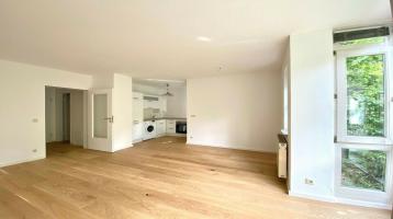 provisionsfrei: freie, frisch renovierte & sofort verfügbare 2-Zimmer Erdgeschoßwohnung in Solln