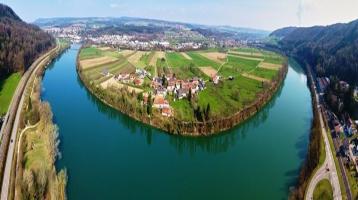 Großes Grundstück direkt am Hochrhein - exklusive Lage - neuer Preis
