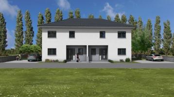 Bauprojekt Provisionsfrei! Doppelhaushälfte ab 208.000 €, bereits projektiert Wohnfläche ca.105 m²
