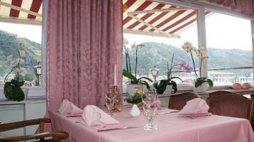 Nähe Koblenz direkt am Rhein | Hotel mit Aussichtsrestaurant und Terrasse
