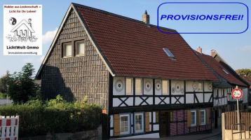 Das besondere Schmuckstück: Fachwerkhaus in Liebenburg mit Garage und Balkon - ohne Käuferprovision!