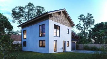 modern-klassisches Neubau-Landhaus mit außergewöhnlichem Grundriss