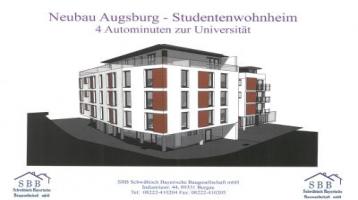 Neubau Augsburg - Studentenwohnheim - 4 Autominuten zur Uni