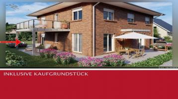 Neubau Erdgeschosswohnung mit Kaufgrundstück, Garage und alleiniger Gartennutzung in Südlohn-Oeding