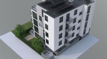Moderne, helle Eigentumswohnung: Neubau 3 Zimmer im 2.OG mit bodentiefen Fenstern, Fußbodenheizung & Fahstuhl in zentraler grüner Lage