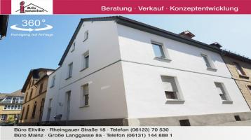 1-2 Parteienhaus mit sonniger Hoffläche in zentraler aber ruhigen Lage von Mainz-Mombach