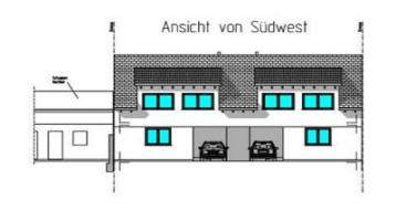 Zwei große Neubau-Doppelhaushälften exklusive Bauweise in Neudorf, zweiter Reihe, ruhige Lage und großzügigem Gartenanteil zu verkaufen (Preis je DHH)