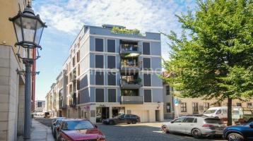 Wilsdruffer Vorstadt - Hochwertig ausgestattete 3-Zimmer-Wohnung mit Balkon, EBK und TG-Stellplatz