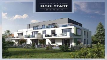 Erdgeschoßwohnung mit Garten in Ingolstadt, KFW 55, gesundes Wohnen in Holzbauweise