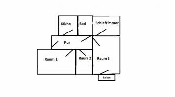 Eigentumswohnung in Oschatz 72m² 4 Raum