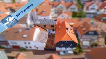 Provisionsfrei für den Käufer - Fachwerkhaus + ca. 130 m² Ausbaupotential in Hofheim