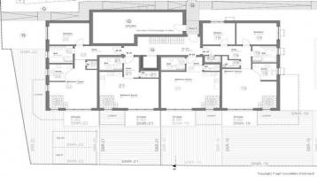Neubau! Große Eigentumswohnung, 2 Zi. mit 78 m² Wohnfläche, 48 m² Garten, Stellplatz, Aufzug, barrierefrei, keine Maklerprovision !