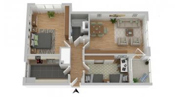 Eigentumswohnung 3 Zimmer, Küche Bad in ruhiger Lage von LU Oggersheim