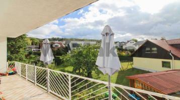 Ruhig und beschaulich wohnen nahe Weinheim: Charmante 4-Zimmer-Wohnung mit großem Balkon