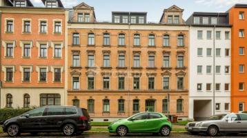 Vermietete Dachgeschosswohnung mit 2 Zimmern zentral in Chemnitz