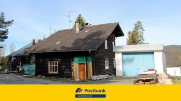 Handwerker aufgepasst! Holzhaus mit Garage in Haidmühle - bayerischer Wald