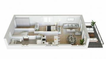 Neuwertige Wohnung auf 2 Etagen im Zweifamilienhaus