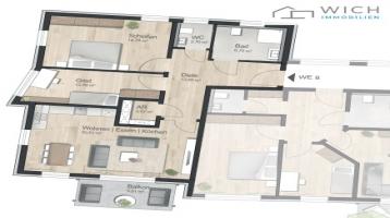 Traumhafte Neubau-Penthouse-Wohnung über den Dächern von Mitwitz!