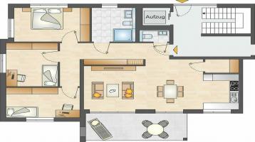 NEUBAU - 4- Zimmer Wohnung in schöner zentraler Wohnlage