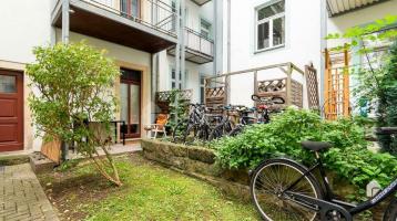 Zentral gelegene 2-Zimmer-Wohnung mit Keller im beliebten Ortsteil Leipziger Vorstadt